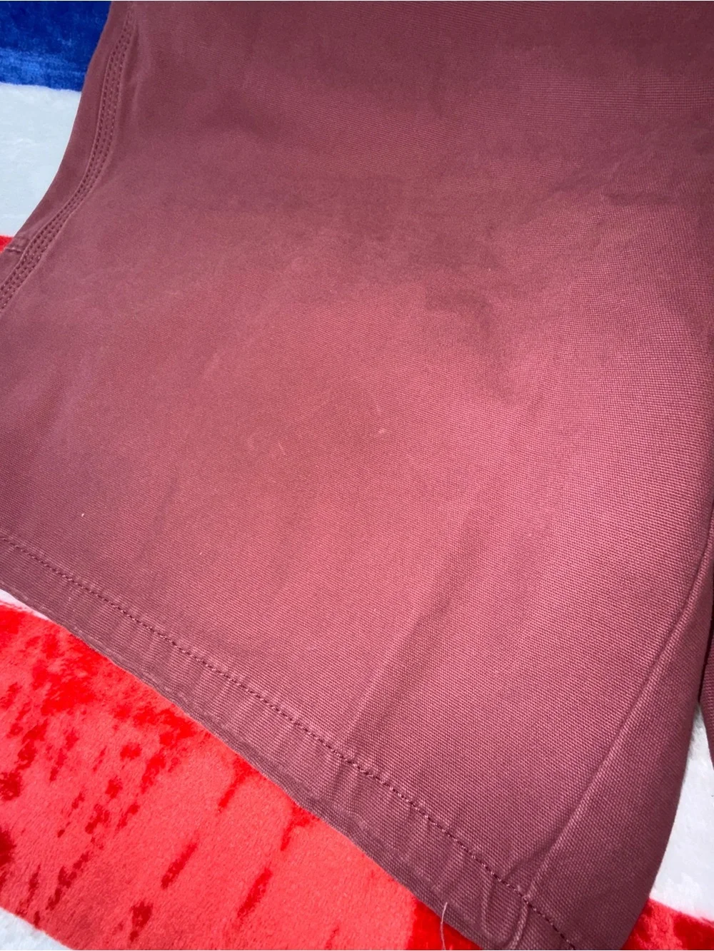 2 Levi's Men's 42 x 10 1/2” (long inseam), Shorts - Burgundy PRE STRESSED- Dirty
